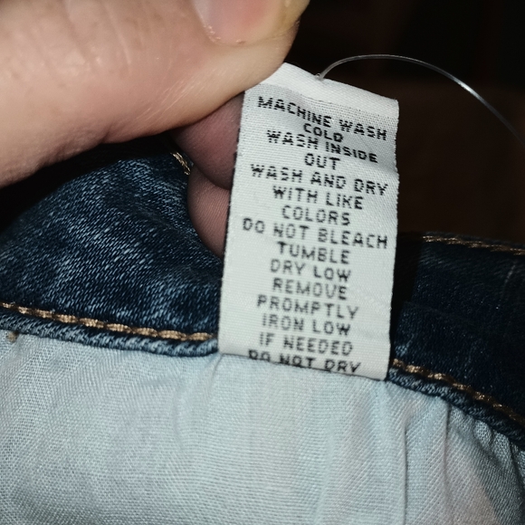 Rue+ Distressed Plus Size Denim Skirt Size 2X - Picture 7 of 11